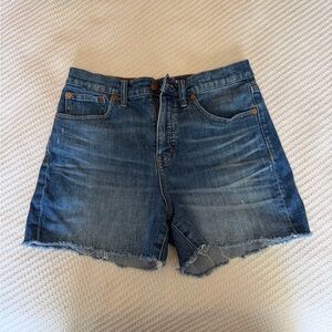 Madewell Classic Blue Jean Shorts